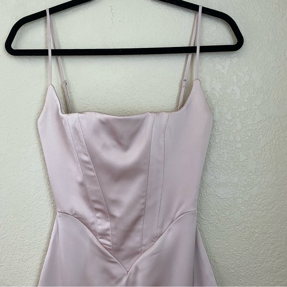 HOUSE OF CB 'Olivette' Crystal Satin Corset Maxi Dress/Size M NWOT - Picture 8 of 16